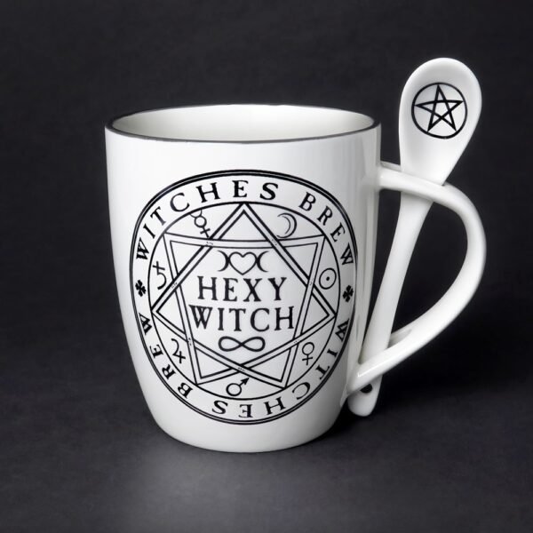 Hexy Witch: Mug and Spoon Set