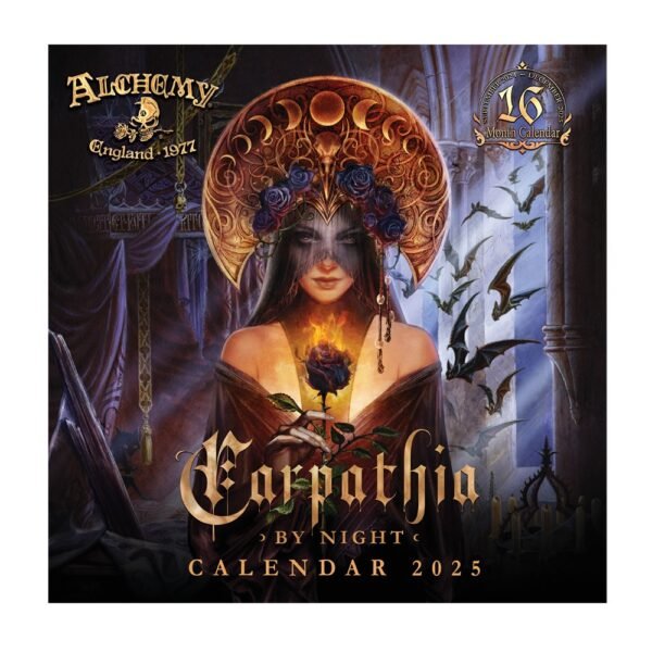 Alchemy Gothic 'Carpathia by Night' 2025 Wall Calendar