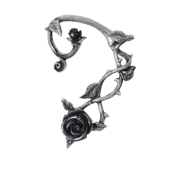 Wild Black Rose Ear Wrap