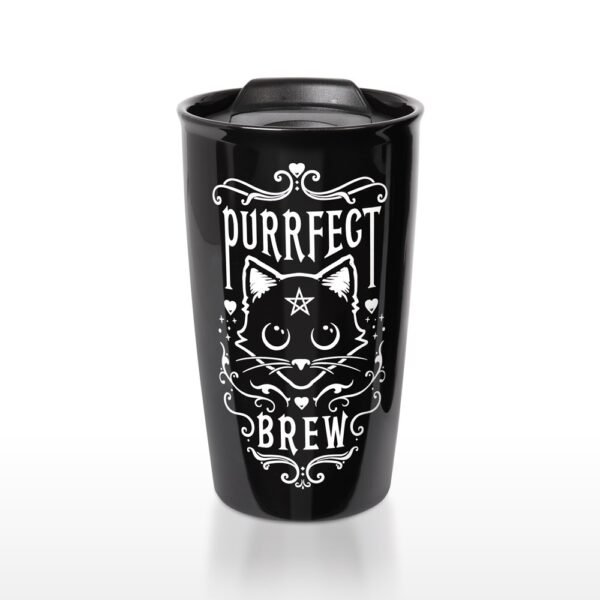 Purrfect Brew: Double Walled Mug