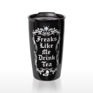 Freaks Like Me Drink Tea: Double Walled Mug