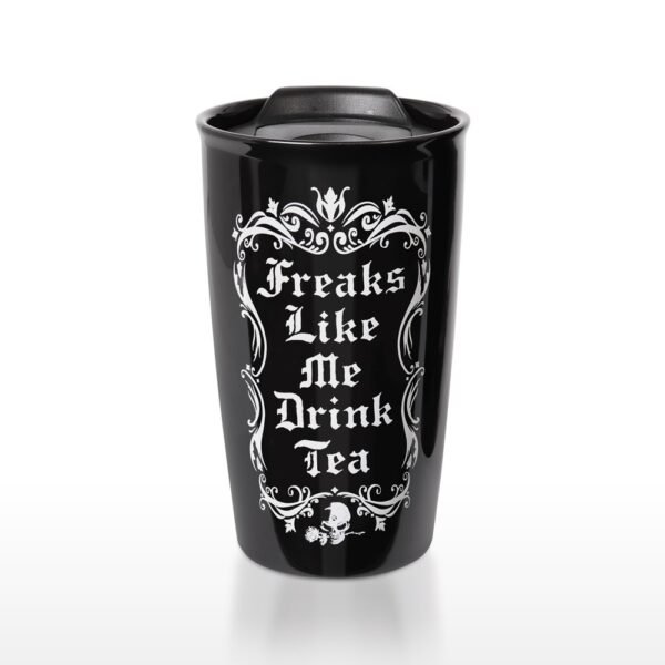 Freaks Like Me Drink Tea: Double Walled Mug