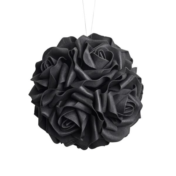 Black Rose Decorative Hanging Ball