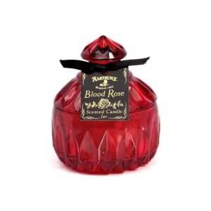 Vintage Scented Candle Jar - Blood Rose (Round)
