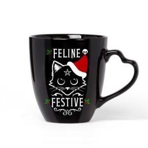 Feline Festive Christmas Mug