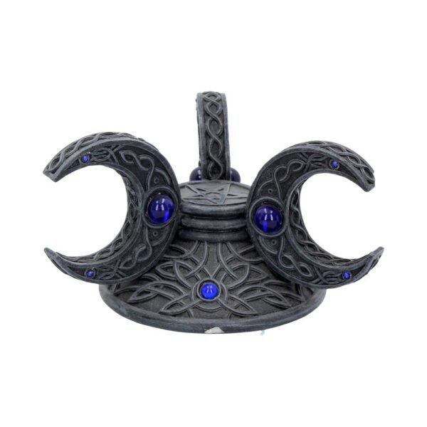 b1046c4.jpg Triple Moon Crystal Ball Holder 10cm