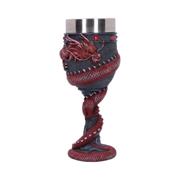 b5882v2.jpg Dragon Coil Goblet Red 20cm