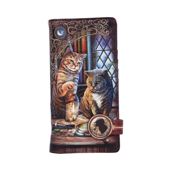 b6096w2.jpg Purrlock Holmes Embossed Purse (LP) 18.5cm