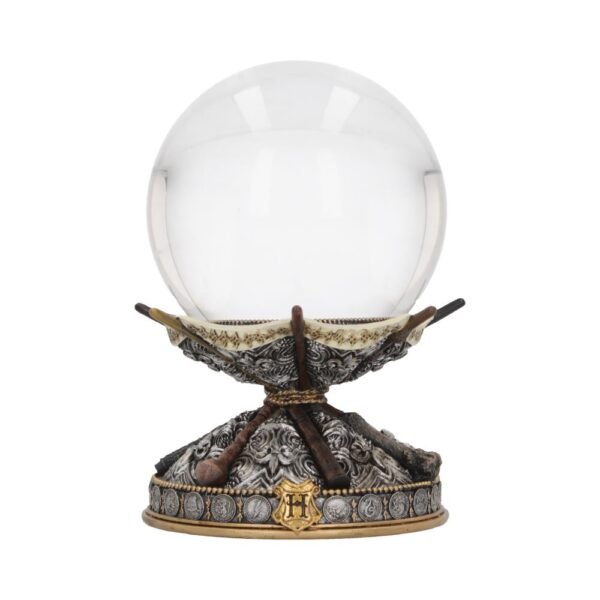 b6164w2.jpg Harry Potter Wand Crystal Ball & Holder 16cm