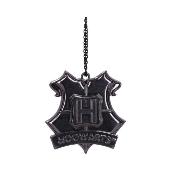 b6479x3.jpg Harry Potter Hogwarts (Silver) Hanging Ornament