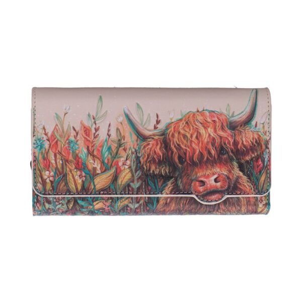 b7246c25.jpg Highland Cow Embossed Purse