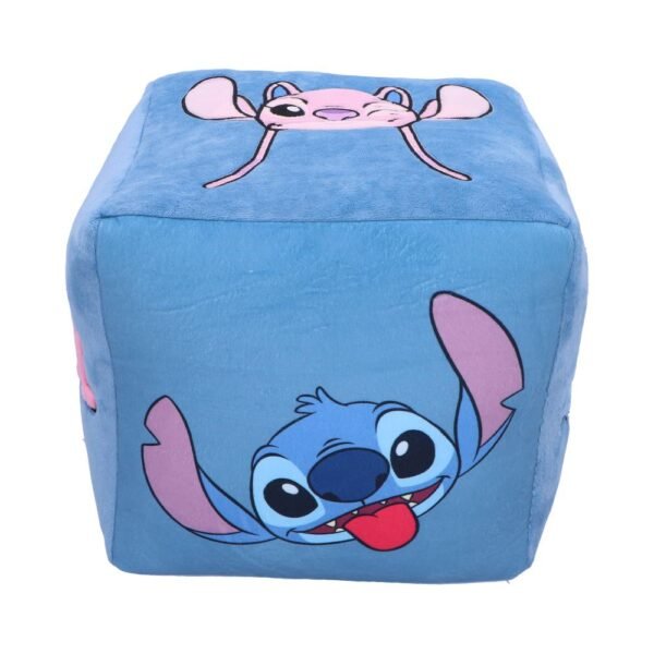 c6922c24.jpg Disney Stitch and Angel Cube Cushion 25cm