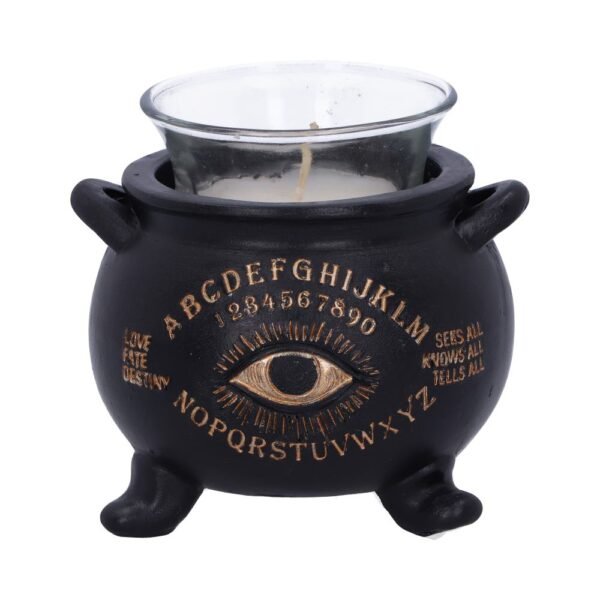 d5462t1.jpg All Seeing Cauldron Candle Holder 9cm