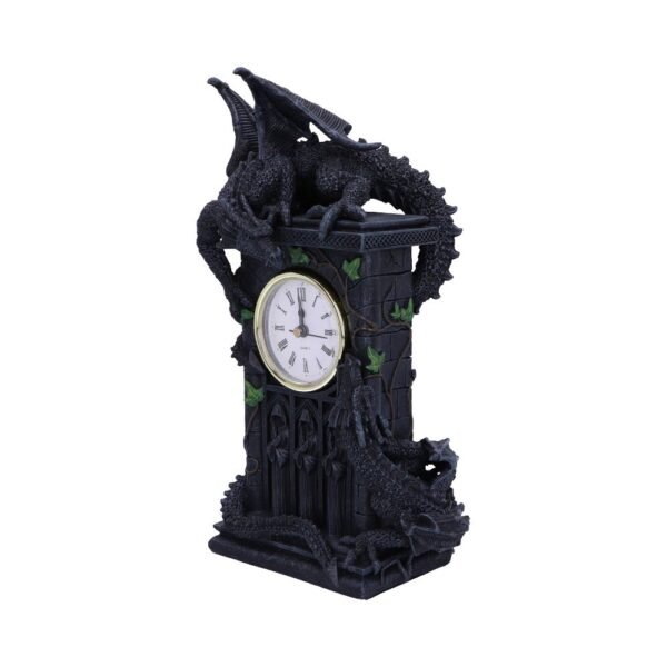 now114.jpg Duelling Dragons Clock (26cm)