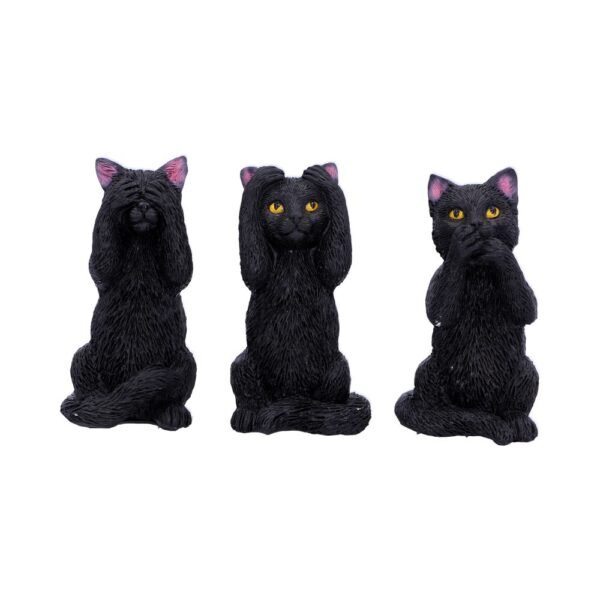 u4802p9.jpg Three Wise Felines 8.5cm