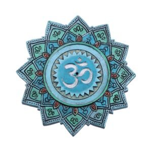 Om Sacred Sound Incense Burner 13.5cm (Set of 4)