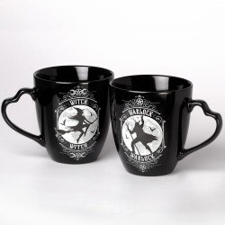 Witch & Warlock Couple Mug Set