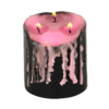 Small Pink Vampire Tears Pillar Candle