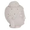 Large Grey Buddha Head Oil Burner and Wax Warmer