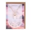 Clear Quartz Crystal Necklace Card