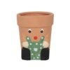 Green Pot Man Terracotta Plant Pot