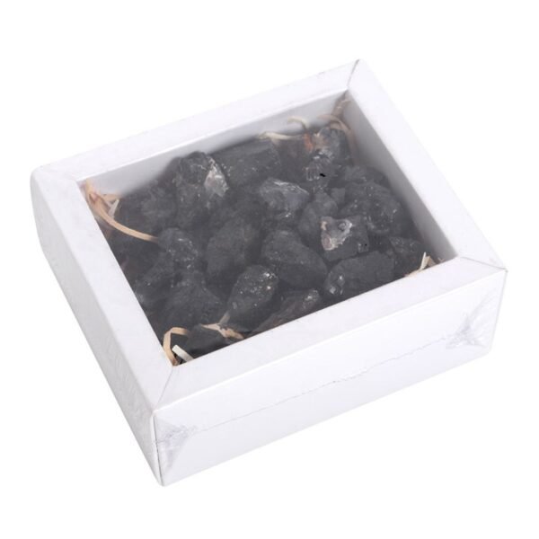 Box of Black Tourmaline Rough Crystal Chips