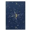 Crescent Moon Velvet Notebook