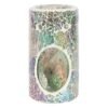 Pillar Light Blue Iridescent Crackle Oil Burner and Wax Warmer