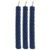 Set of 6 Blue Beeswax Spell Candles