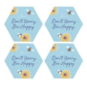 Don't Worry Be Happy Coaster Set
