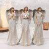 Trio of Small Glitter Angels
