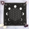 Moon Phase Crystal Grid Altar Cloth