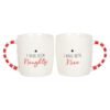 Naughty and Nice Couples Mug Set