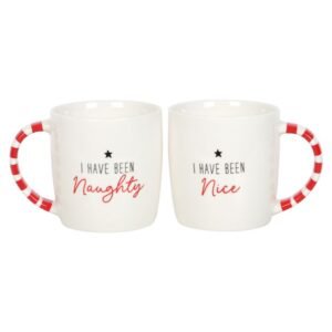 Naughty and Nice Couples Mug Set