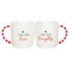 Naughty and Nice Couples Mug Set