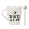 White Witch Mug and Spoon Set