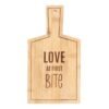 Love At First Bite Bamboo Serving Board