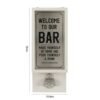 Grey Garden Bar Bottle Opener Plaque