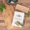 Healing Herbs Wooden Chopping Board