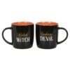 Wicked Witch and Handsome Devil Couples Mug Set