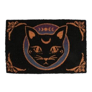 Black Mystic Mog Doormat