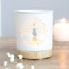 *White Tree of Life Cut Out Ceramic Oil Burner (6/18)