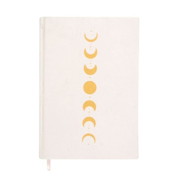 Moon Phase Velvet A5 Notebook