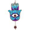 Blue Hand of Hamsa Windchime