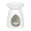 White Ceramic Mandala Oil Burner