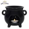 *Shiny Black Ceramic Oil Burner (12/24)