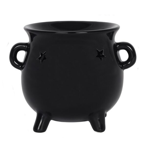 *Shiny Black Ceramic Oil Burner (12/24)