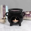 *Shiny Black Ceramic Oil Burner (12/24)