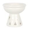 Off White Deep Bowl Oil Burner and Wax Warmer