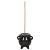 Pentagram Cauldron Ceramic Incense Holder